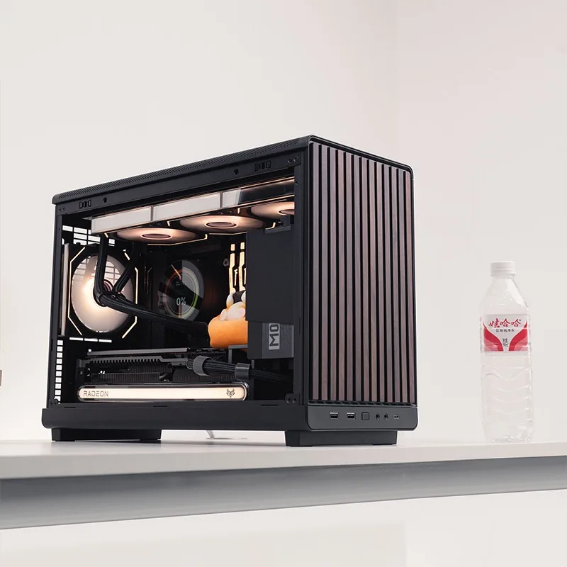 

A3 wood grain version 9800X3D/5070Ti/5090 mini i7 desktop assembly game computer ITX console
