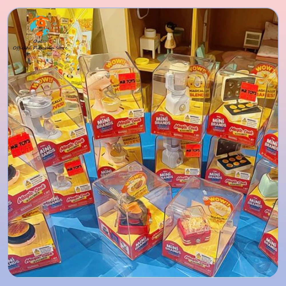 

New Genuine Zuru Mini Kitchen Toys Magic Kitchen Miniature Food Playsets Realistic Kitchenware Kit Pretend Play Bread Maker Toy