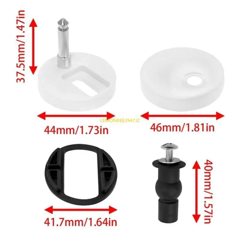 63HA Easy Installion Designs Toilet Bolts Set for Home and Commercial Use