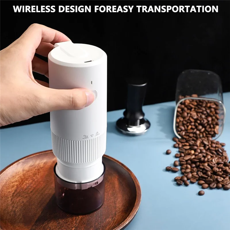 

HLZS-Automatic Conical Burr Coffee Grinder With Adjustable Setting, Portable Coffee Grinder