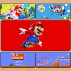 Hot Games Super M-Marioes Mousepad HD Printing Computer Gamers Locking Edge Non-slip Mouse Pad XXL90x40cm Keyboard PC Desk Pad