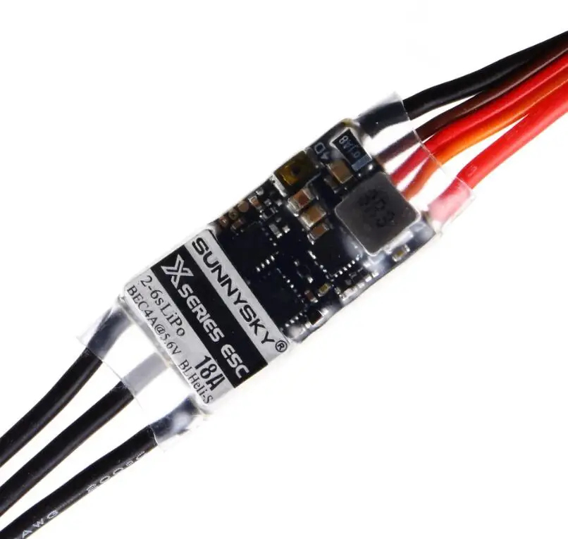 SunnySky X 18A Airplane ESC 2-6S 4A BEC BLHeli_S Program 32Bit 3D 4D F3P for X2204, X2206, X2302, X2305, X2306 bushless motor