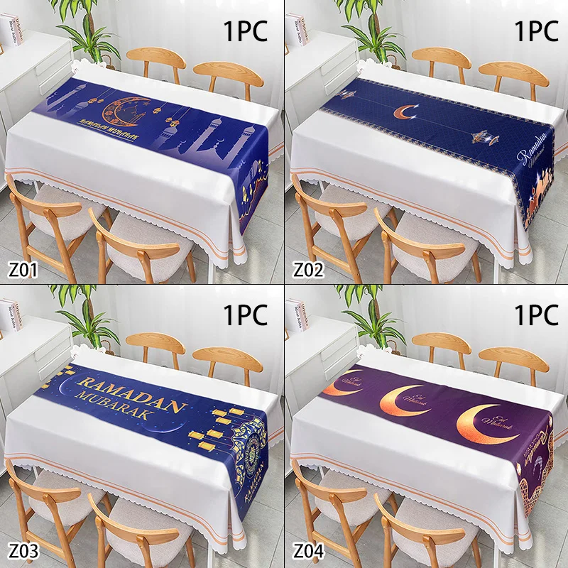 

Ramadan Kareem Table Runner Eid Mubarak Decor For Home Tablecloth Ramadan Kareem Islamic Muslim Party Supplies Eid Al-Fitr Gifts