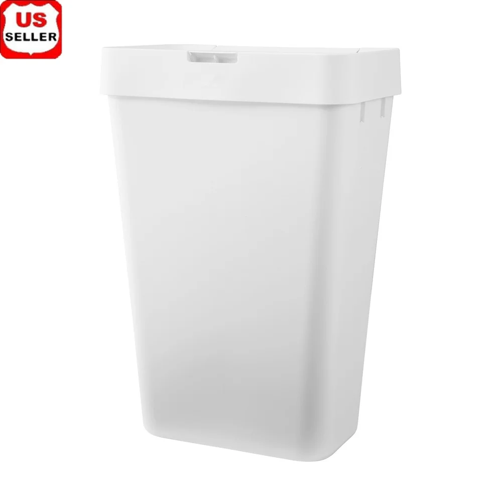 

Кухонный мусорный бак с сенсорным верхом на 12,2 галлона и крышкой. Прочная смола. Легко чистится. Контроль запаха. Технология LinerLock. Использование в помещении.