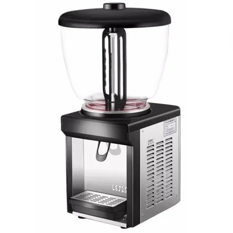 LSJ-25 Round Cylinder Beverage Machine Commercial Large Capacity 25L Buffet Mixing Milk Tea Juice