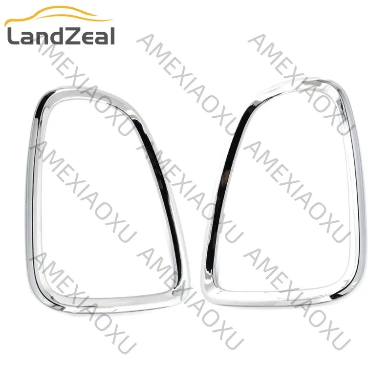 51132752243 51132752244 51132296297 1 Pair Sliver / Black Tail Light Bezel Cover Trim For BMW Mini Cooper R55 R56 R57 R58 R59-