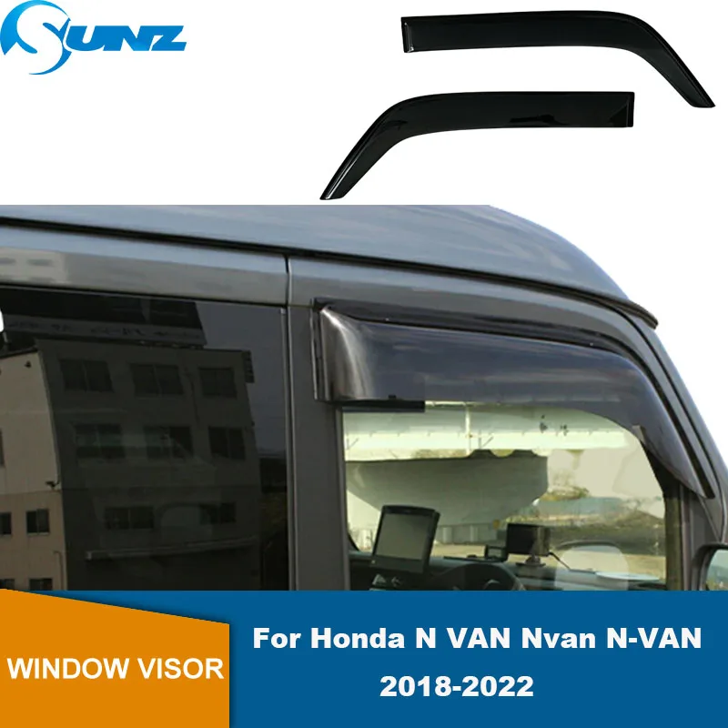 

Window Visor For Honda N VAN Nvan N-VAN JJ1 JJ2 2018 2019 2020 2021 2022 2023 Car Rain Shield Deflector Exterior Rain Cover