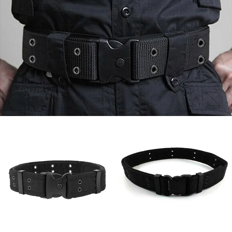 DulOuter-Ceinture en nylon pour homme, avec structure de réglage en fibre de métal, adaptée aux sports de plein air