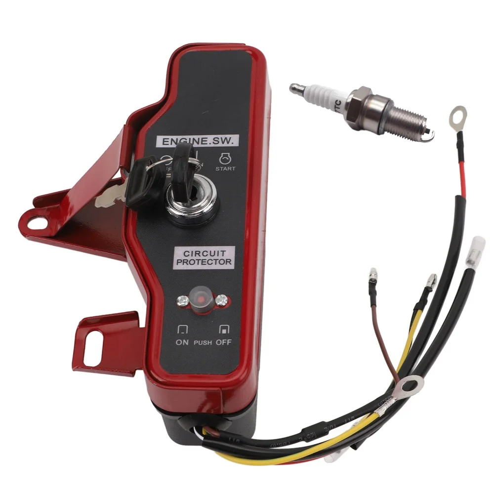 

Коробка зажигания с 2 ключами для Honda GX160 GX200 168F 170F 5.5HP 6.5HP Газонокосилка Газонокосилка Газовый двигатель Запасная часть motosierra