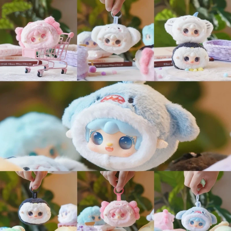 

Новая серия Yooki V6 Ocean Baby, виниловая плюшевая слепая коробка, рюкзак, подвеска, брелок, коллекция, модные игрушки, сюрприз, загадочная коробка, подарки