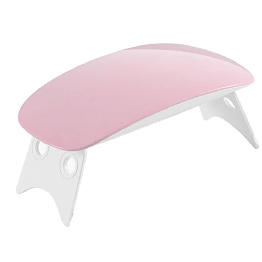 Sunmini 6W Suszarka do paznokci Przenośna Cicha Lampa do Lakieru Hybrydowego Manicure Pedicure Timer 45S 60S Różowa