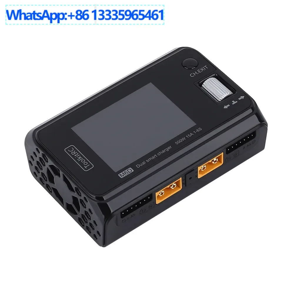 

Зарядное устройство ToolkitRC M6D 15А 1-6С двухканальный одночасный выход, синхронный 500Вт асинхронный 250Вт