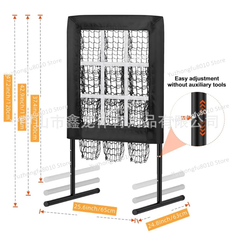 Jiugongge baseball net portable, baseball pitching practice net, good area pitching net