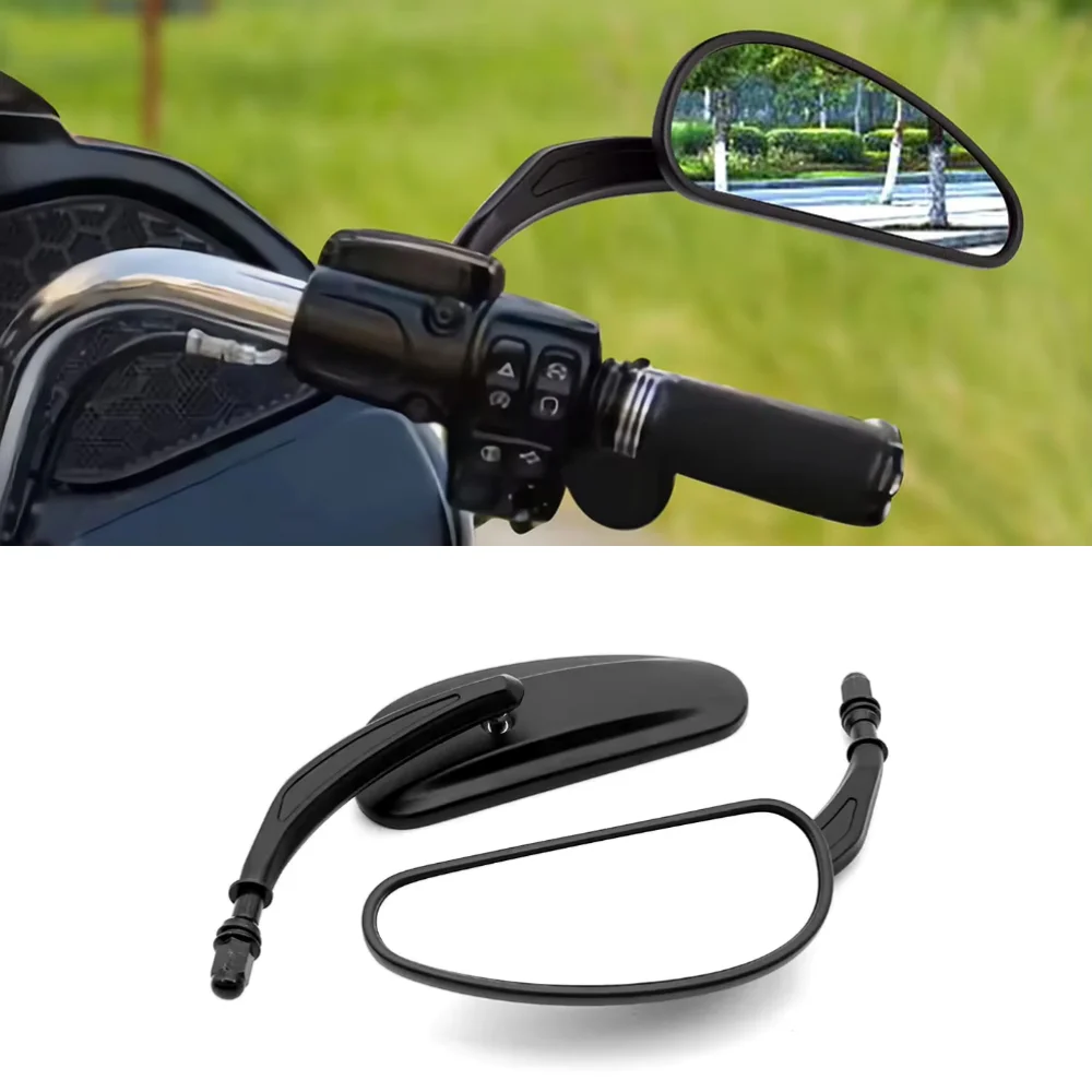 مرايا الرؤية الخلفية للدراجة النارية Harley Touring Road King Road Glide Sportster 883 1200 Softail Dyna Heritage Low Rider