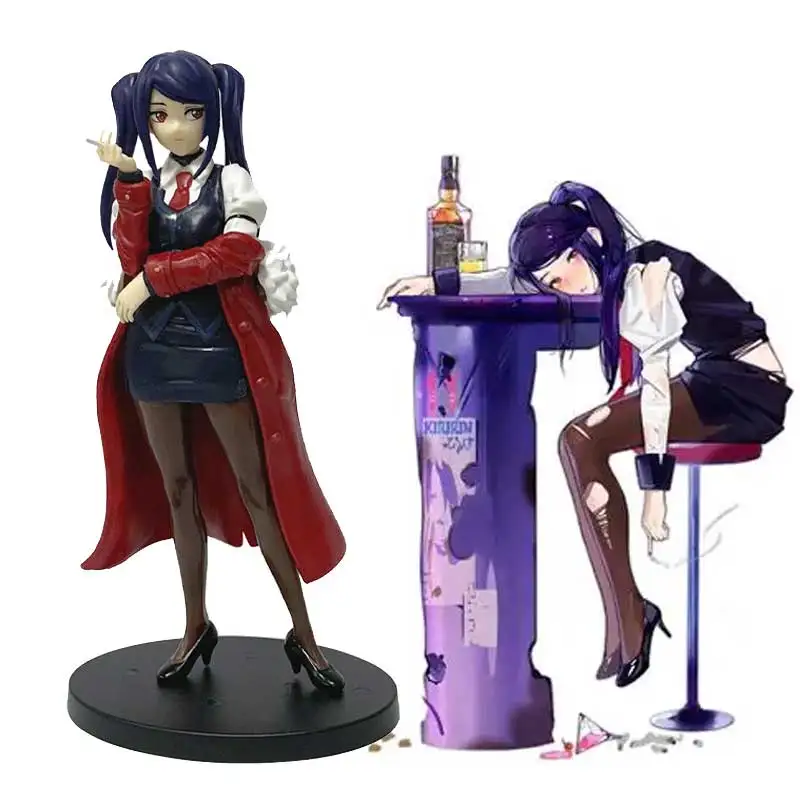 

Bartender Action Game Peripherals Jill Stingray Figure Desk Ornaments Bartender Pvc Model Jill Sexy Girl Home Decoration Toys