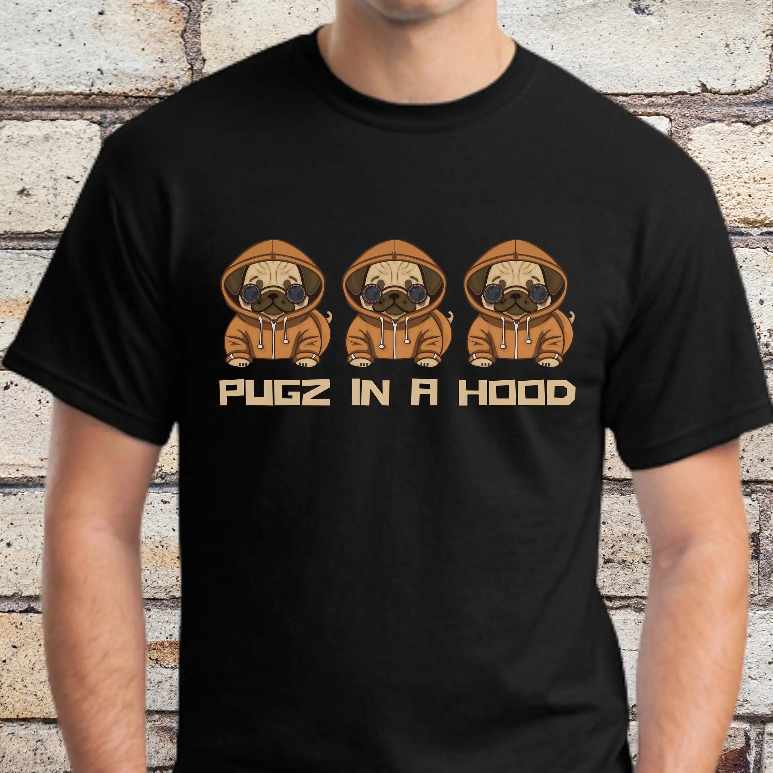 Pug Owner Comfort Colors T Shirt Funny Pugz In A Hood For Dog Mom Dad Per Birthday Humor Vacation