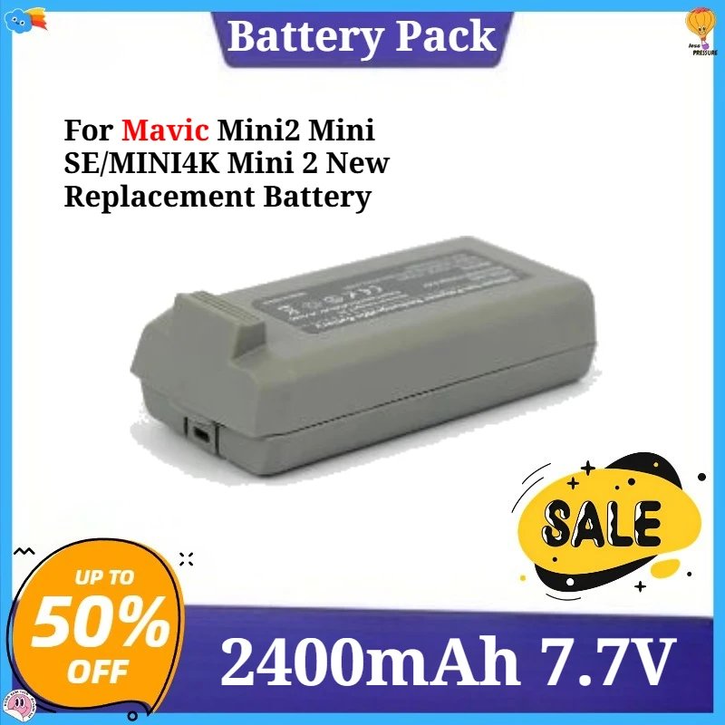 

Drone Battery 2400mAh 7.7V For Mavic Mini2 Mini SE/MINI4K Mini 2 New Replacement Battery For DJI Yu Camera Photo