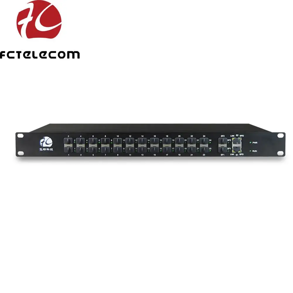 

24*100Base-FX(SFP)+2GE (комбо-порт) коммутатор Ethernet, оптоволоконный коммутатор Ethernet Poe для камеры и ЖК-дисплея