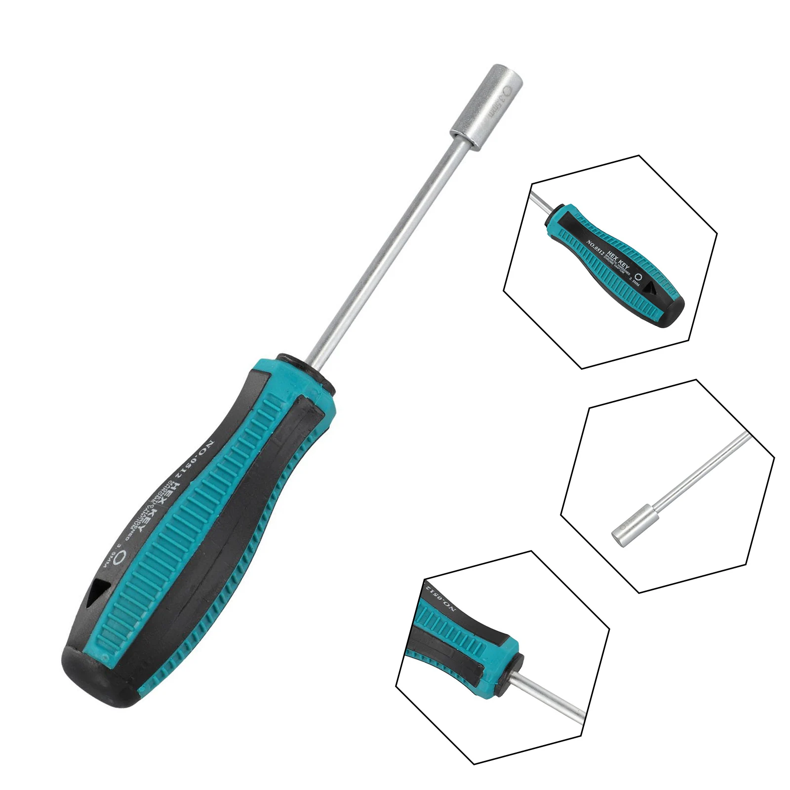 3-6 mm metalen schroevendraaier inbussleutel schroevendraaier dopschroevendraaier handgereedschap voor schroevendraaiers moersleutels