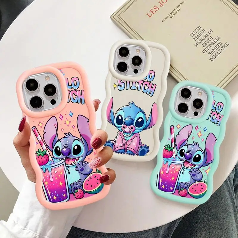 Disney Stitch Cute Case for OPPO A5s A5 A7 A9 A11 A15 A12 A17 A16e A33 A53 A54 A57 A38 A17k A58 4G A32 A31 Silicone Soft Cover