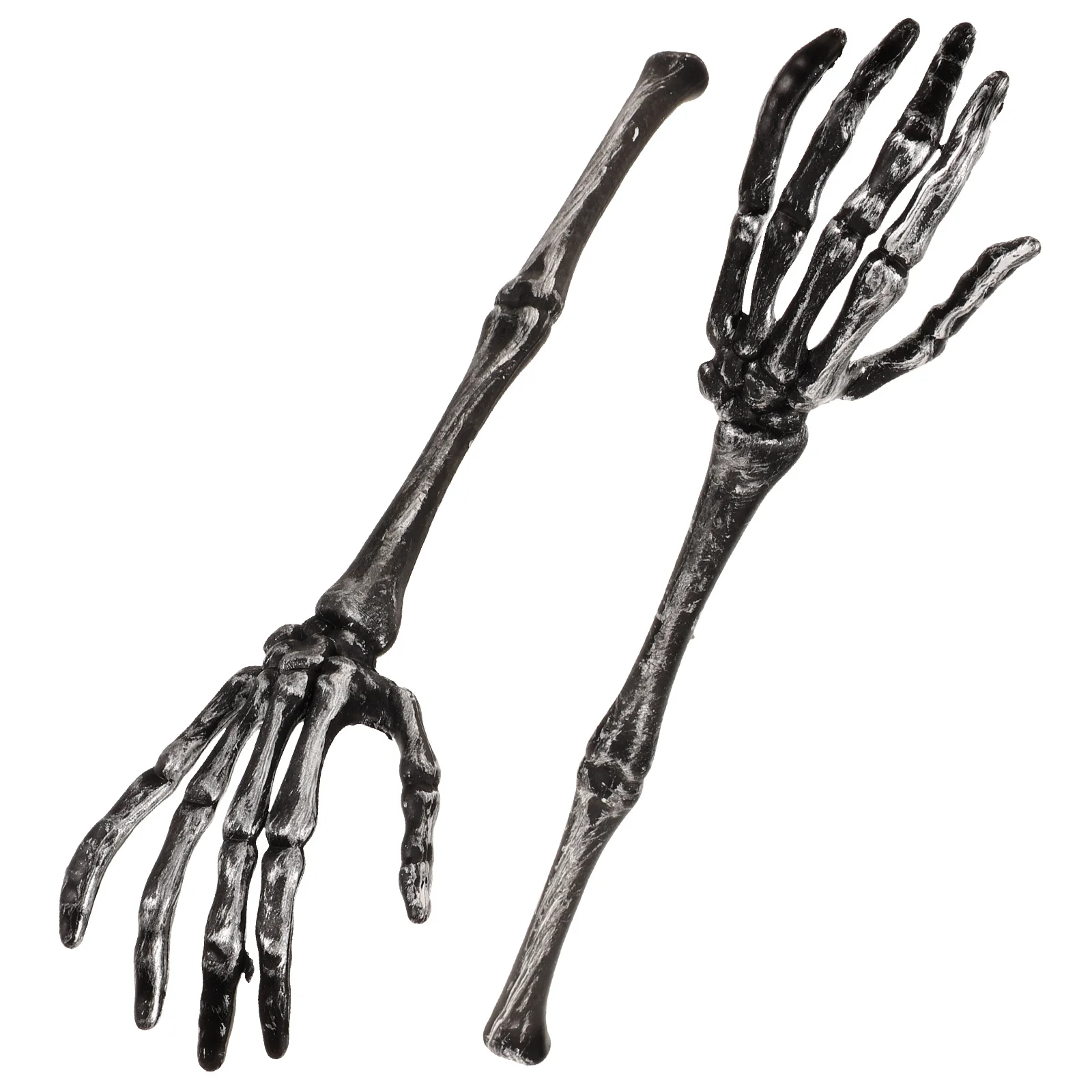 2 Pcs Halloween Claw Salad Tongs Plastic Serving Spoons Party Decoration Kids Friendly Kitchen Tools Dessert Spoons