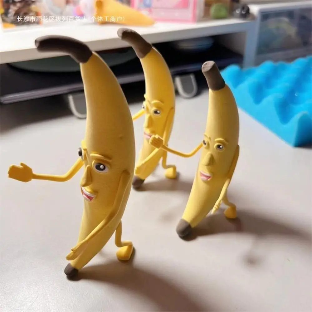 Macio uma grande argila de banana segura super leve ar seco polímero modelagem argila fofo diy crianças argila slimes brinquedos plasticina