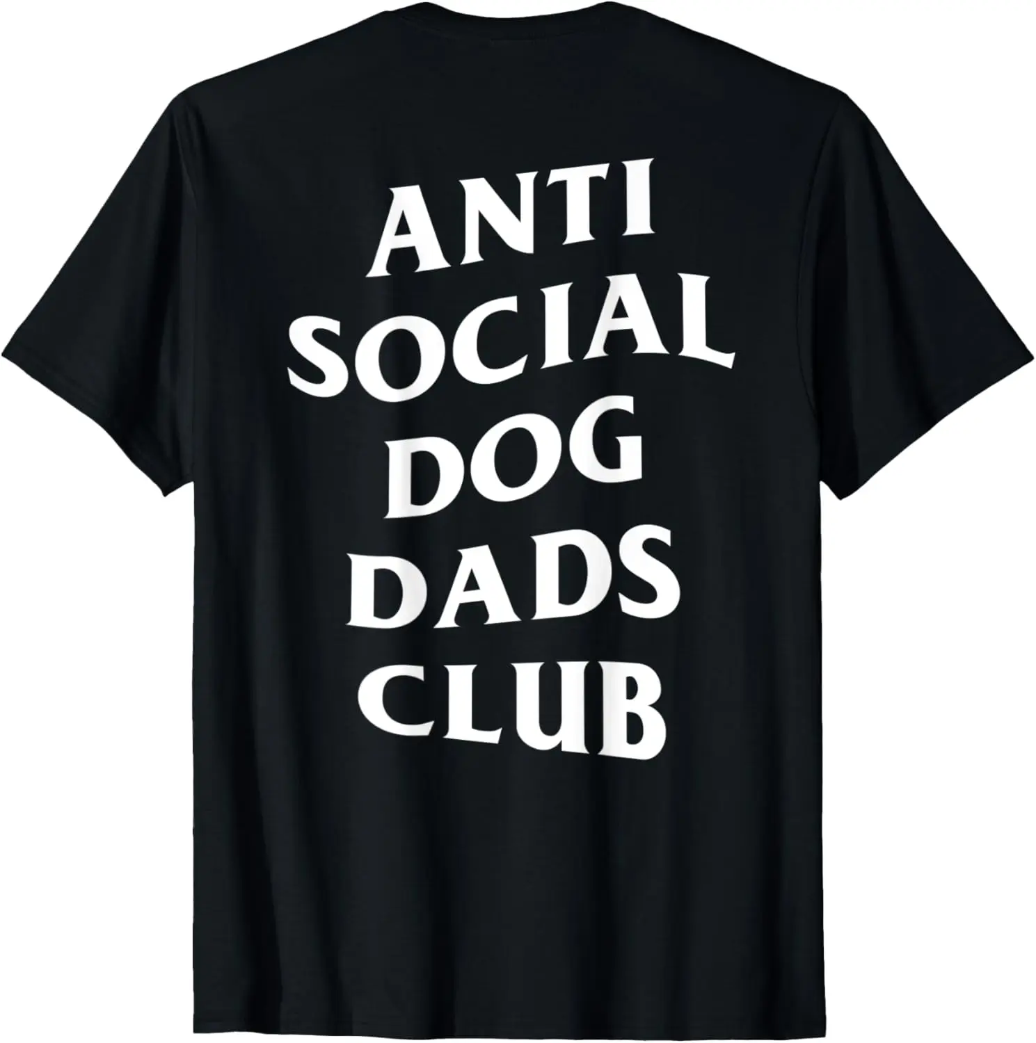 Mens Anti social dog dads club, funny introvert father dog lover T-Shirt