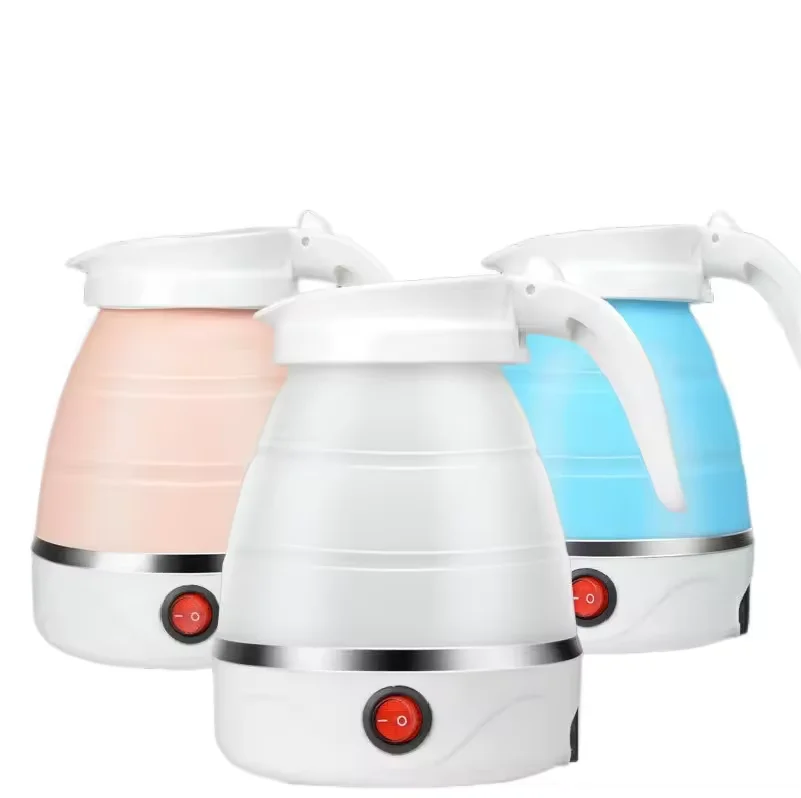 Portable Foldable Silicone Water kettles Travel Mini fully automatic miniaturization Heating Bottom coffee Electric kettle