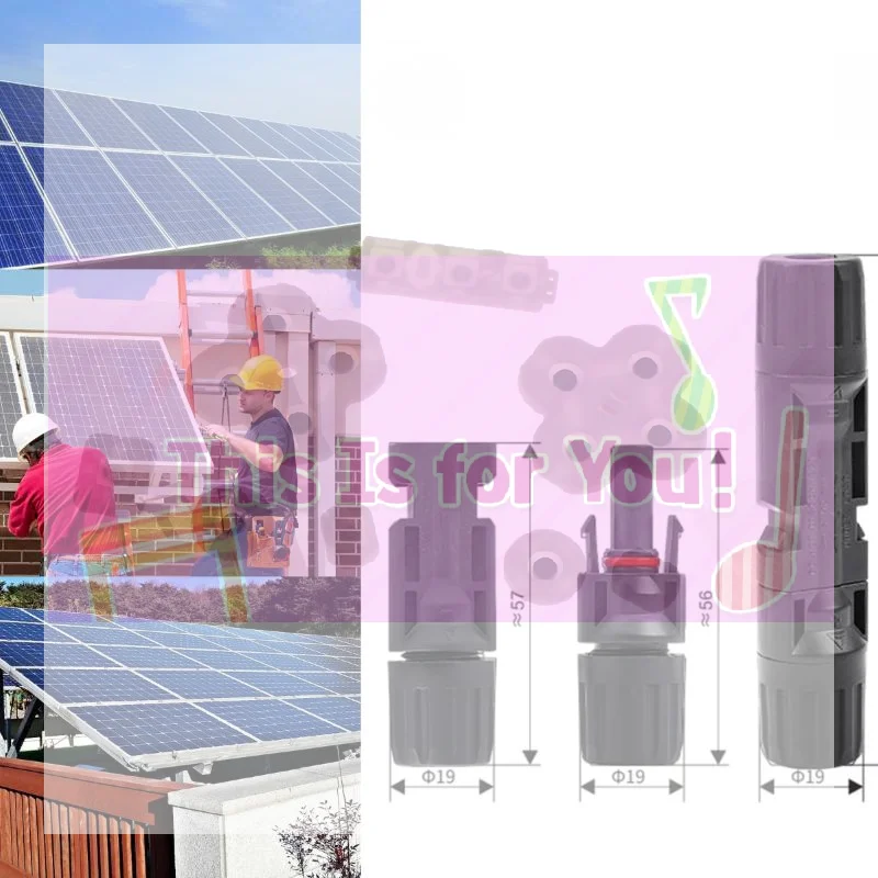 【MA】5 Pairs/10 Pairs PV Connectors IP67 Waterproof Solar Panel Connector Male & Female 1000V 1500V For Solar System Use