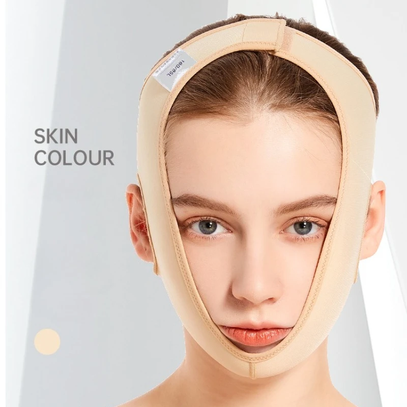 Face Slimming Bandage Side Leakage Ear Far infrared nano 3D Double Lift Breathable Facial Belt Face Shaper Cheek Lift Up