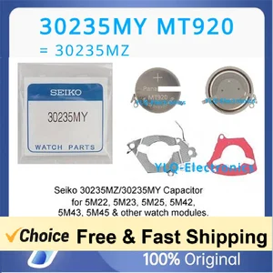 1 Buah 30235MY MT920 3023.5 MY 3023-5MY Seiko Jam Tangan Kapasitor Baterai Kinetik 3023 5MZ untuk Seiko 5M22, 5M23, 5M25, 5M42, 5M43, 5M45 8 baterai mt920 penjualan terbaik - №