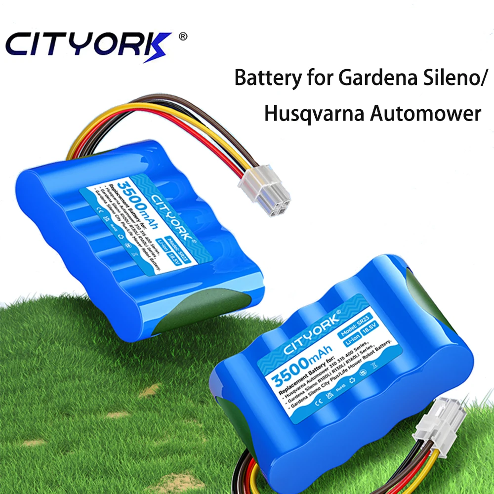 

Battery for 3500mAh Husqvarna Automower 310 315 400 for Gardena Sileno R100LI R130LI R160LI 2015/2018 City 500 Life Battery