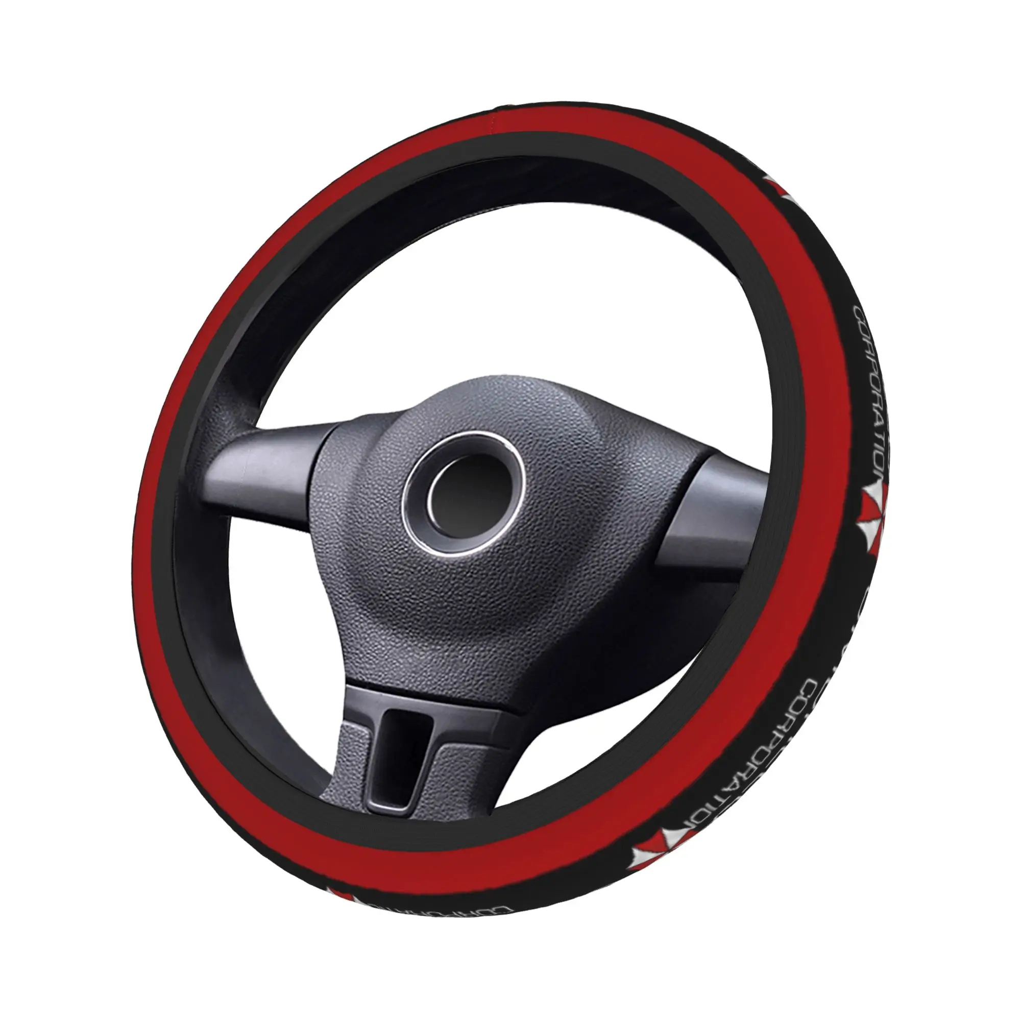 Umbrella Corps Resident Car Steering Wheel Cover 37-38 Anti-slip Eviled Auto Steering Wheel Protector Elastische Car Accessories - view 3