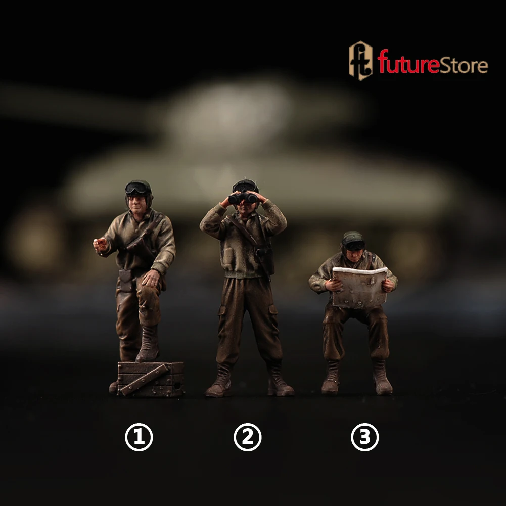 

1/72 Manual Handmade Painted Action Figure Solider Body Diorama Car Sand Decoration Toys Miniature Creative Photography