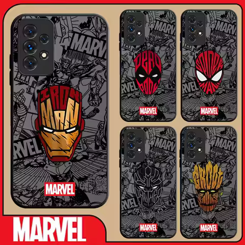 Iron Man Creative English Case For Samsung Galaxy A07 A17 A34 A54 A05 A05S A24 A14 A53 A33 A23 A52 A52S A32 A22 A12 A71 A51 A31
