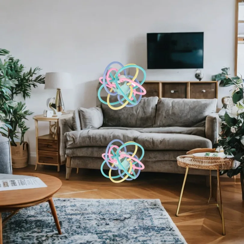 Gryzak dla niemowląt Morandi Manhattan Hand Grab Ball