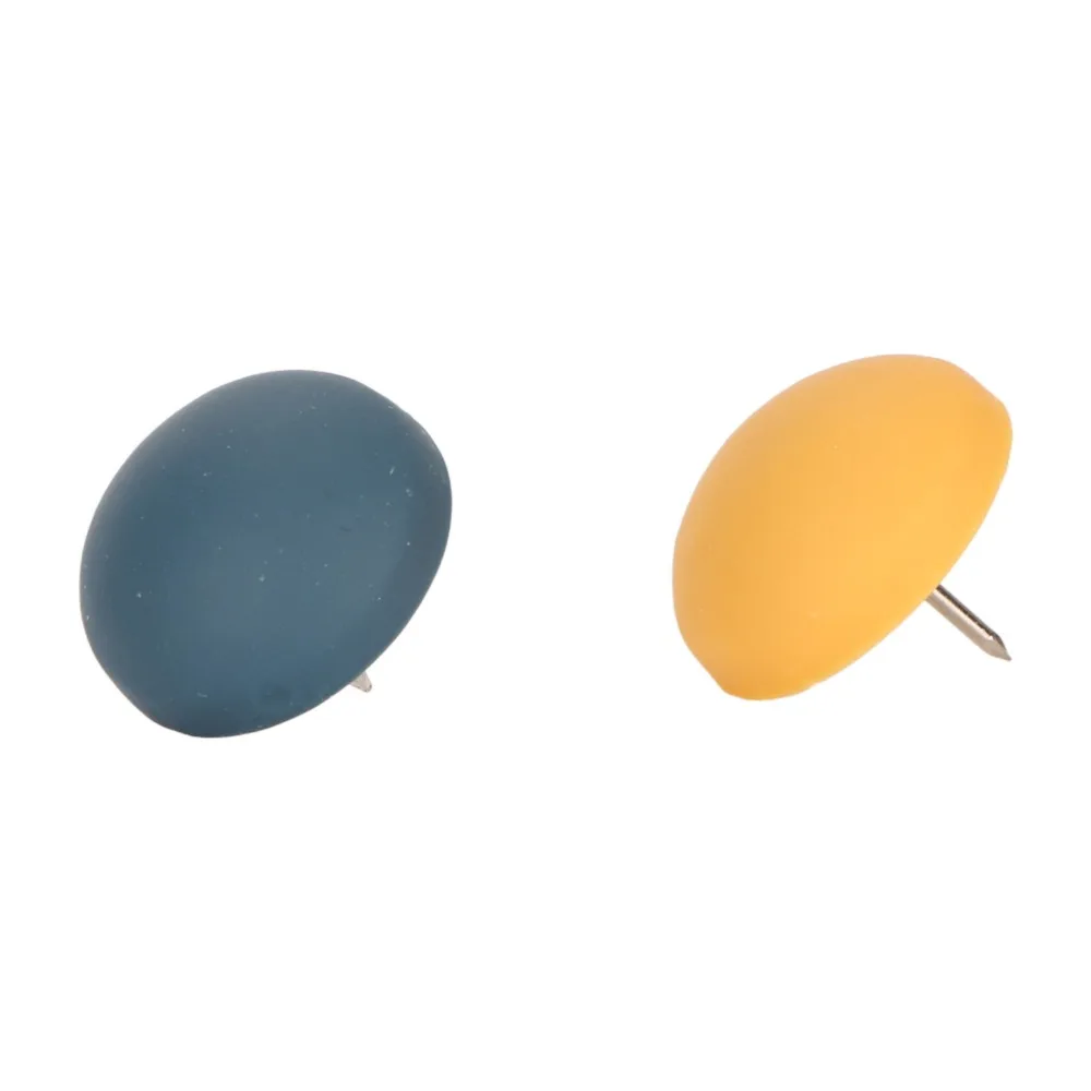 

30 шт. декоративных матовых кнопок-гвоздиков с круглой головкой цвета Моранди, прочные, с полукруглой головкой, для стен