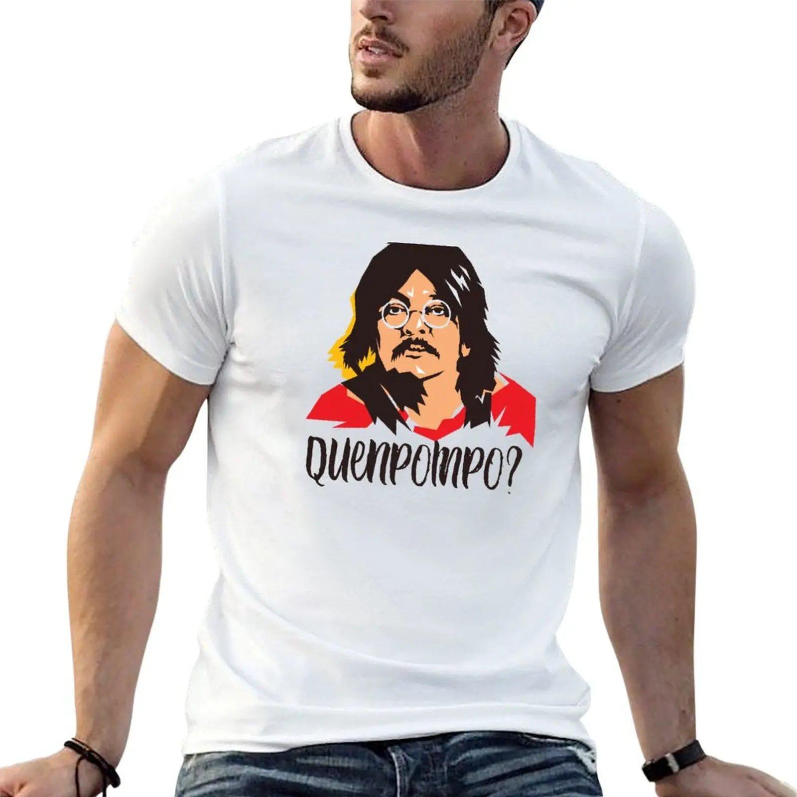 Chico Che, quenpompo! Camiseta gráfica para hombre, camisetas gráficas para hombre, camiseta de diseñador para hombre