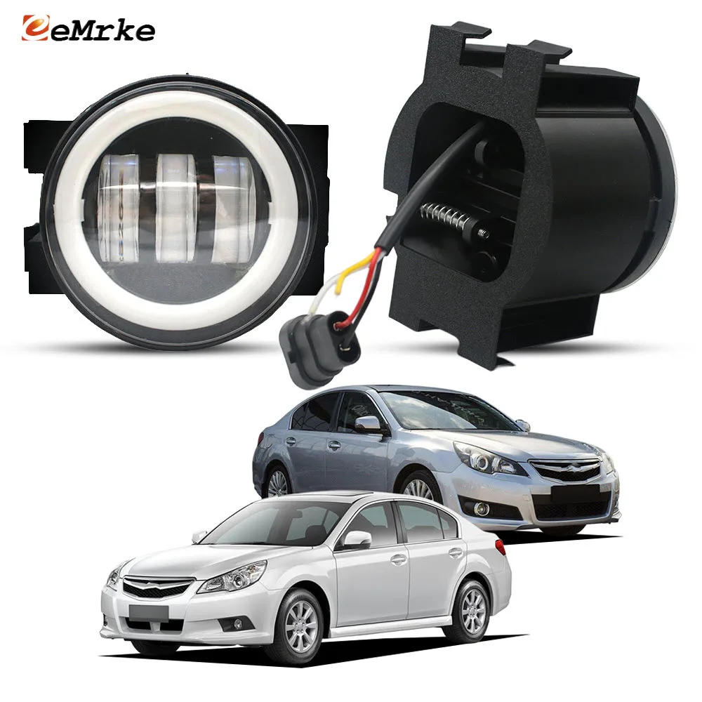 

Led Fog Lights 30W for Subaru Legacy BR Legacy GT Except USA Type 2009 2010 2011 2012 Yellow Turn Signal Lamp and Angel Eyes DRL