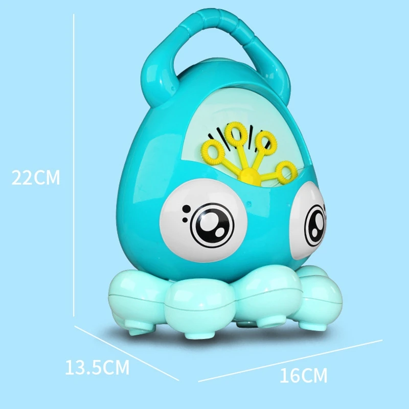 Octopus Automatic Bubble Machine, Portable Music Bubble Maker, Bubble Toys For Boys Girls Age 3+ Outdoor Indoor Parties