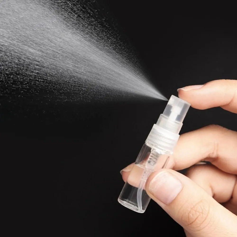 5/10 Stück 2/3/5/10ml Klare Glas-Mini-Parfümflaschen, Nachfüllbare Sprühflaschen, Leere Tragbare Kosmetik-Reiseflaschen, Probenbehälter – Detail 3