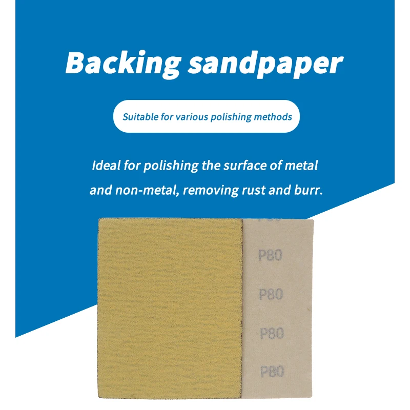 Kit de papel de lija de Aro y bucle, 115x140MM, 100 piezas surtido de papel de lija de grano 40-1000 para lijadora de palma para carpintería automotriz
