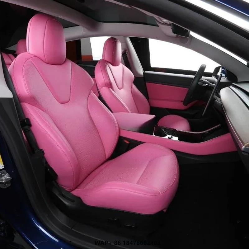 Luxury  Model X Car Seat Cover/  Model 3 Seat Covers/ Car Seat Protector for  Model Y