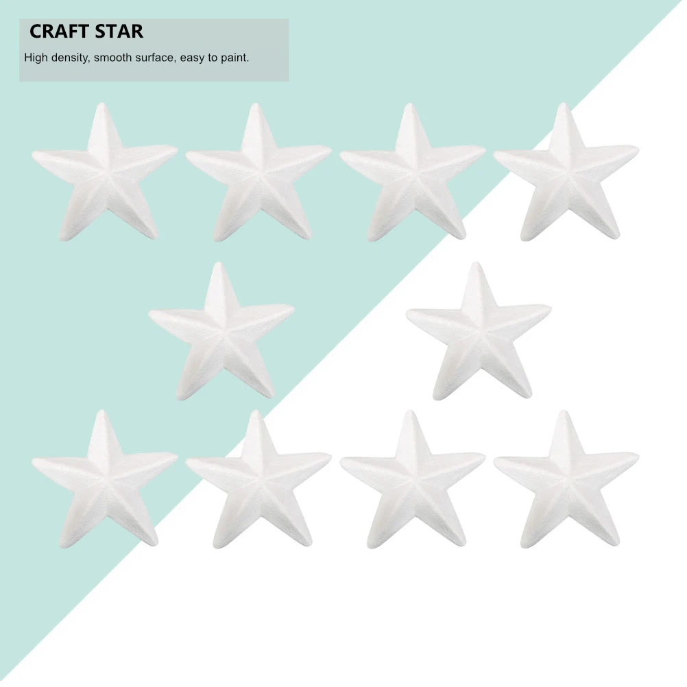 

Pcs High-Density Unpainted Star Craft Diy Christmas Tree Decoration Accessories Wedding Birthday Party Handmade Art Craft