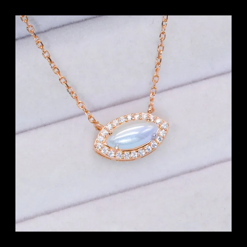 

AliExpress Лидер продаж S925 стерлингового серебра Премиум жемчужное ожерелье универсальное модное модное женское ожерелье