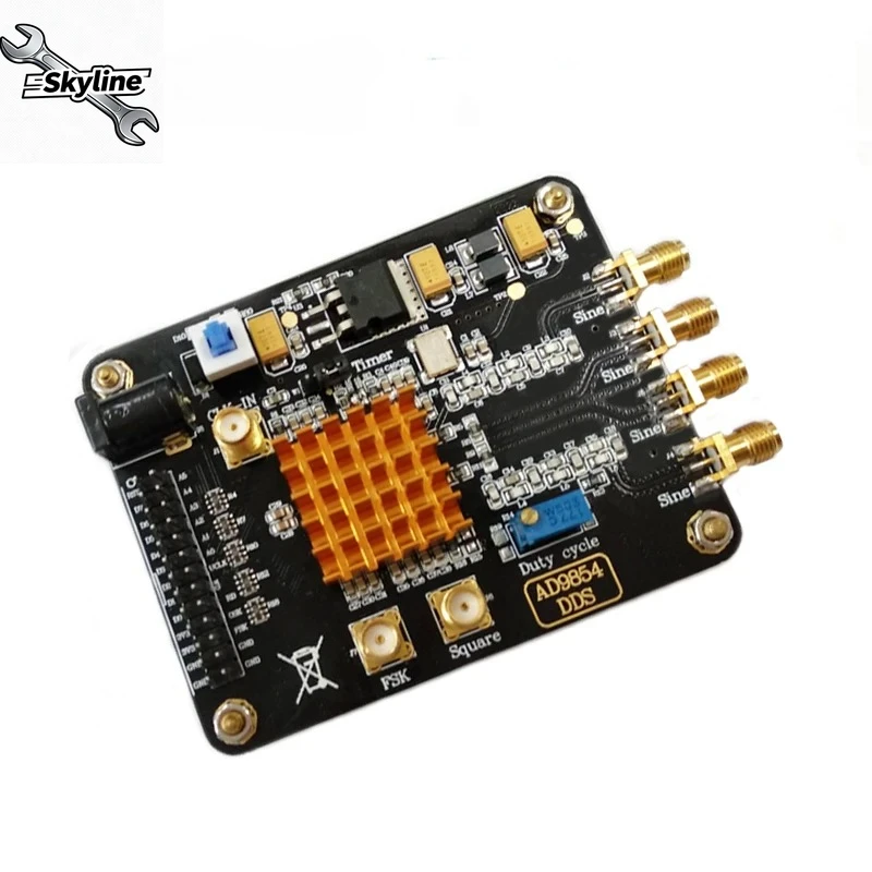 

Модуль генератора сигналов AD9854 Высокоскоростной модуль DDS Источник сигнала Синусоидальный генератор прямоугольных сигналов
