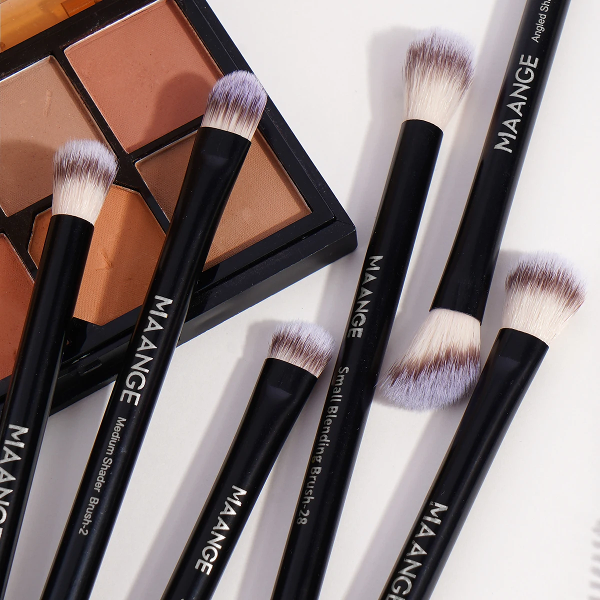 MAANGE 20pcs/set Makeup Brush Powder Eyeshadow Foundation Eyebrow Contour Blending Cosmetics Beauty Tools with Travel Bag