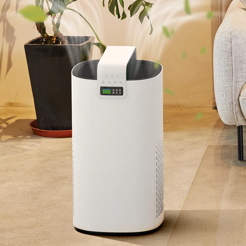 

Smart Home Air Purifier With HEPA Filter and Fan Electric EU Plug Aromatherapy Feature Portable Room and Air Cleaner