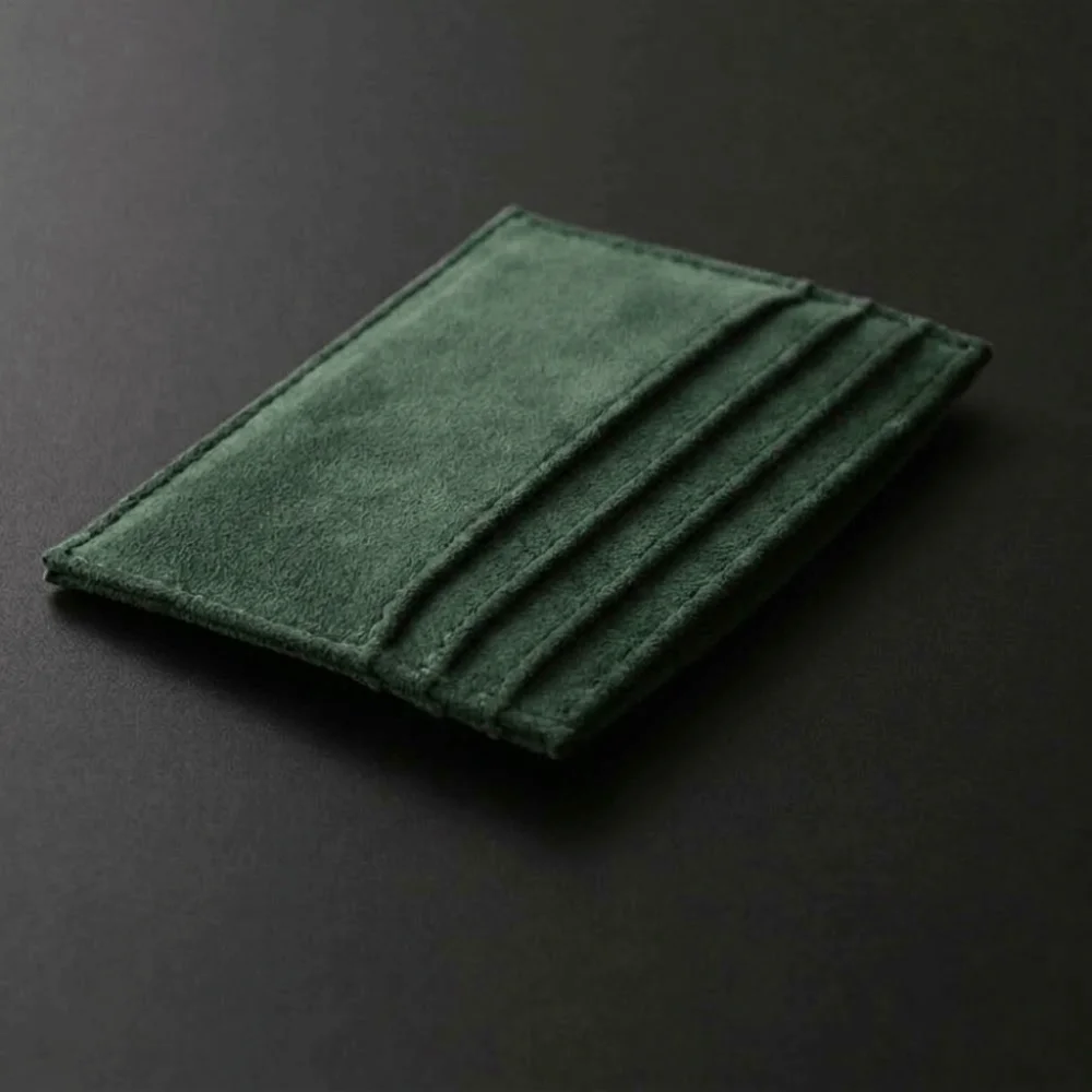 Solid Color Mini Card Holder Multi-functional Ultra-thin Bank Card Case Slim Pu Leather Credit Card Holder Student