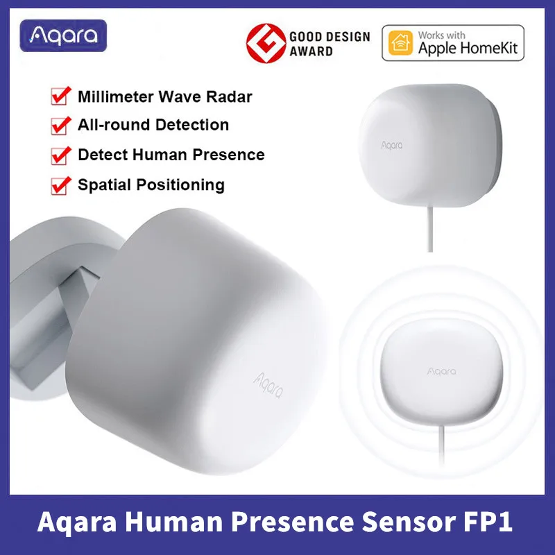 Aqara-인체 존재 센서, FP1 감지기, 스마트 인체 Exists 센서, ZigBee 3.0, Smart Home For APP Aqara Home Homekit